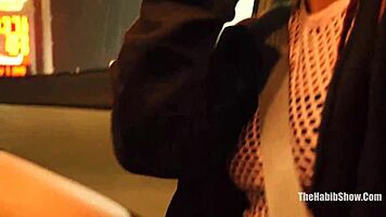 Ebony teen Lovemore in wild threeway gangbang!