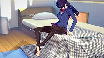 Komi Pleasures Only By Footjob