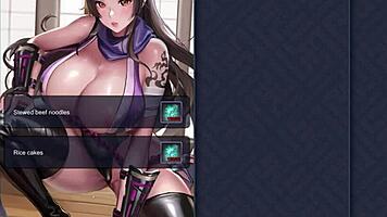 In Ep1, the rebel's pussy gets touched with a kunai buttplug in kinky femdom