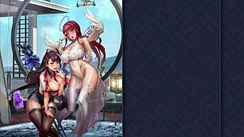 In Ep1, the rebel's pussy gets touched with a kunai buttplug in kinky femdom