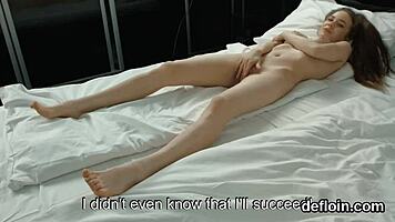 Fervid sweetie curiously spreads wet slit and gets deflorated gently