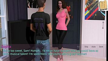 Is that wife playing erotic games with her mother-in-law?