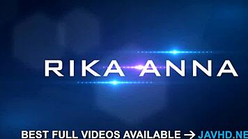 Sensual Rikka Anna gives amazing asian blowjob, hinting at more