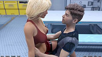 Stranded Blonde Virgin Gets Motorboated