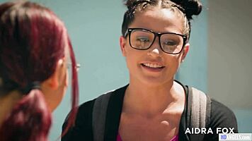 Lesbian Orgy With Nerd Teen