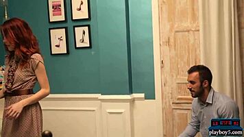 spanish redhead teen takes control with blowjob and cunilingus over him