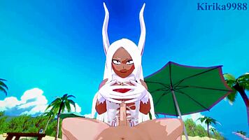 Himiko Toga and Mirko have intense POV sex in My Hero Academia hentai