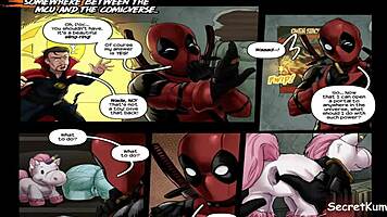 Deadpool Thinking with Portals in Intense Gangbang