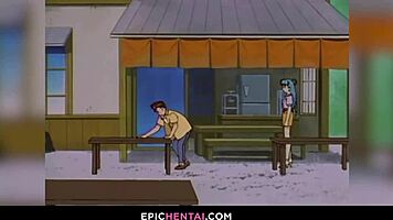 Mahoko loses virginity with huge wet pussy muff diving