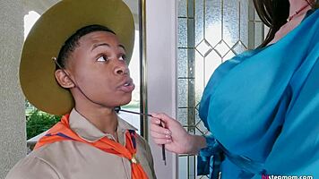 Ariella Ferrera matang panas bimbing bocah 18+ lewat fantasi safari liar, deepthroat bergulir