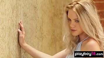 Blonde Beauty Ora Introduces Her Perfect Shaved Body