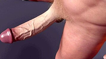 Wow, that huge white dick bouncing in animation is shocking!