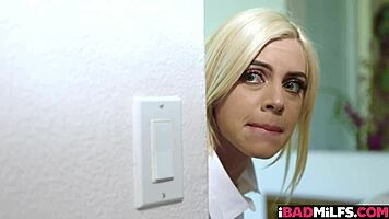 Vanessa Cage Sucks Young Meat While Allie Nicole Watches!