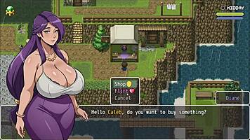 Lost Lagoon Harem Hentai Game Ep 3 She Fell In The Water Without Panties