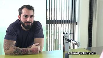 Latina Cleaning Lady Earns Extra with Oral Service