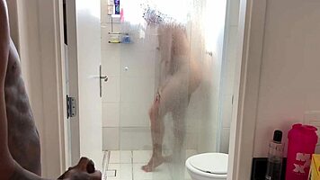 Interracial Homemade Fun with Brunette and Indian Couple in Hardcore POV Action.