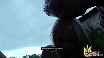 Petite Teen Arteya Fucked Hard in Public POV