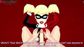 Harley Quinn Enjoys Missionary and Doggystyle in Cartoon POV.
