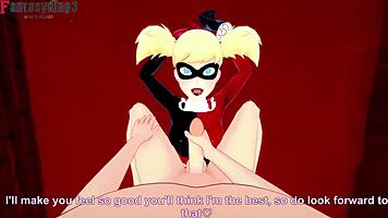 Harley Quinn Enjoys Missionary and Doggystyle in Cartoon POV.