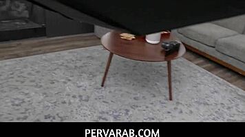 Pervarab - Petite Curvy Arab Binky Beaz Teases Neighbor To Fuck Hijab Teen