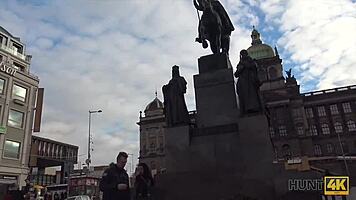 I caught a sexy teen in my net for some cash fun