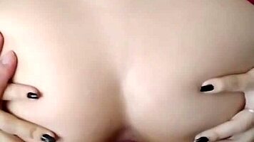 anal teen girlfriend with cumshot on ass