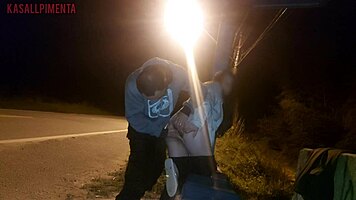 showed my big latina ass to a stranger at the bus stop. bent over for a wild moment.