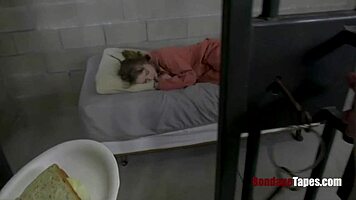 Teen slutty felon gets some dick from correctional officer, she confesses.