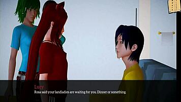 My New Family 286 Features Redhead Teen With Small Tits In Cartoon Adventure