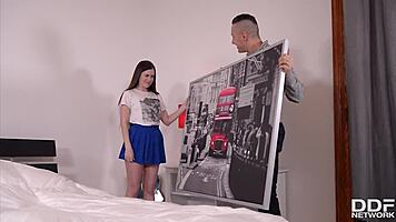 Brunette Bombshell Gets Ass Fucked!