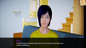 My New Family 286 Features Redhead Teen With Small Tits In Cartoon Adventure