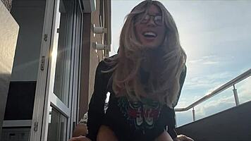 flashed my dick at stepsister who then rode my small cock and swallowed cum