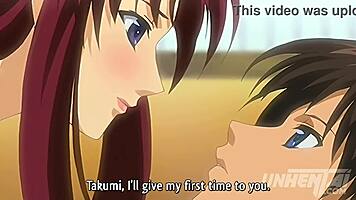 Busty Christian Nun's First Time with Stebrother in Hentai