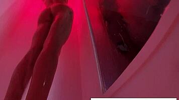 hot kendra cole masturbates in sexy shower 😍