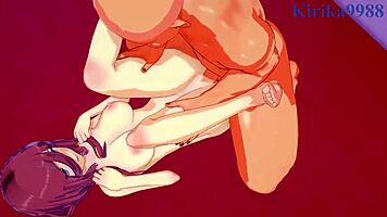 Miku Nakano and Yotsuba Nakano Feel Intense Sex with Old Man