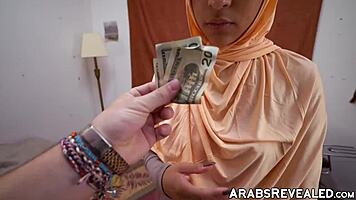 young muslim babe intensely spreads legs for long fat cock penetration.