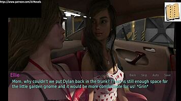 Oh wow, the wife and stepmother are playing naughty games!