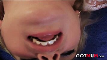 Amateur Blonde Milf With Big Tits Gets Banged Hard And Receives A Facial