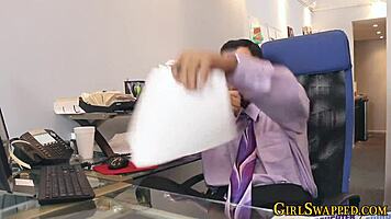 Office Teen Stepdaughters