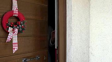 Old European Repairman Fucks Young Brunette Teen's Tight Pussy Hard - Anastasia Brokelyn