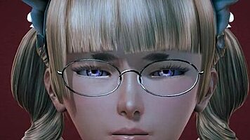 3D Hentai Anime Cartoon Red Blue Teen Girls Get Fucked Hard.