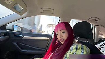Yasmin Kitty rides and licks ass offroad for cum in mouth
