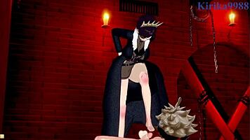 Mimosa vermillion and vanica zogratis fuck asta intensely in black clover hentai