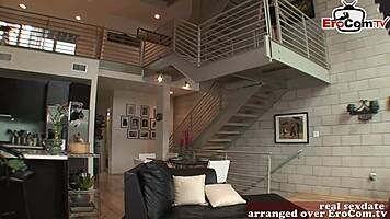 White Skinny Milf Takes Big Black Cock in Tight Anal