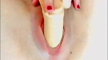 Hot teen 18+ passionately reveals her pussy