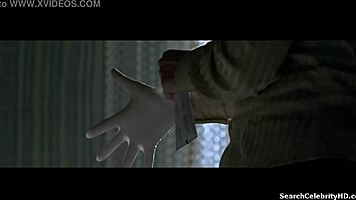 i'm outi maenpaa, topless with big tits, giving blowjob to ria kataja