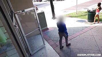 In the office, Officer Jack Vegas roughly pounded Lindsay Lee's pussy on the table, leading to intense fingering and a creampie.