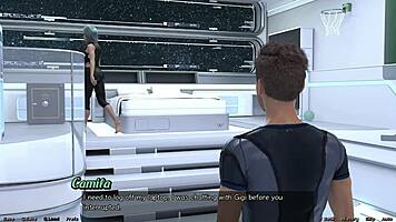 stranded in space, taking one step at a time