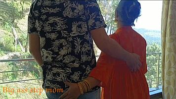 desi village girl pissing outdoors in roleplay with uncle