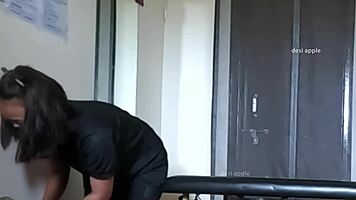 indian teen flashes cock during spa massage